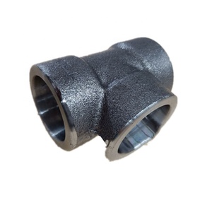 Trung Quốc nhà máy ASME b16.11 thép carbon CS A105 áp lực cao 9000lbs 1/2 "giả mạo phụ kiện đường ống giả mạo SW ổ cắm Hàn <span class=keywords><strong>Tee</strong></span> - Product Image 2