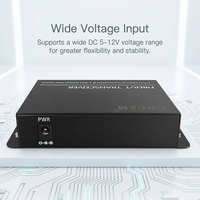 Commutateur Ethernet TiNCAM 4 ports 10/100M SM à fibre optique simple SC 1310nm, convertisseur émetteur-récepteur fibre optique simplex 20km, commutateurs réseau