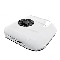 Climatiseur de toit électrique silencieux 12V 24V alimenté par batterie pour cabine de camion, camping-car, caravane