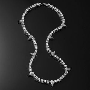 2026 New Hiphop Exaggerated Style Cuban Chain Water Drop Bracelet Gold Silver Plated Unisex's Alloy Bracelets Trendy Jewelry - Product Image 2