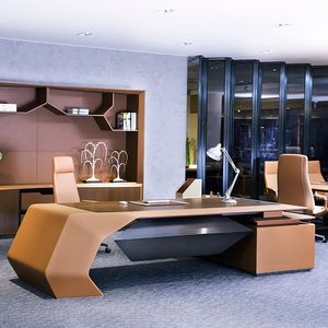 Phổ biến tùy chỉnh sang trọng văn phòng điều hành văn phòng L hình dạng bàn ông chủ bảng escritorio cho văn phòng - Product Image 1