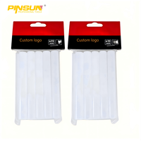 Bâtons de colle thermofusible PinSun, diamètre 7 mm/11 mm, transparents, en EVA, haute viscosité, séchage rapide, pour bricolage, emballage et réparation
