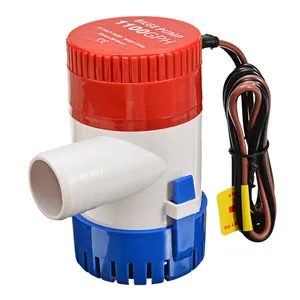 Anshun 500GPH 12V DC Micro Small Manual Rule Bilge Marine Submersible Water Flow Pump