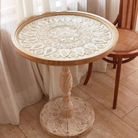 Table basse en bois durable de style nordique moderne pour le salon, meubles de maison