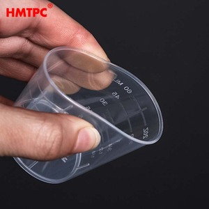 Chất lượng cao tùy chỉnh dùng một lần thân thiện với môi nhựa trong suốt y tế BPA free 2oz 60ml tốt nghiệp y học đo ly - Product Image 4