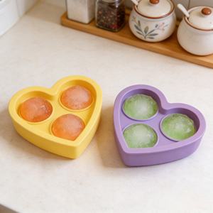 Nueva llegada: Bandejas de silicona para cubitos de hielo con tapa, fáciles de desmoldar, con formas personalizables y para bolas de hielo. - Product Image 5