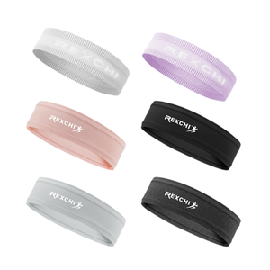<span class=keywords><strong>Diadema</strong></span> elástica que absorbe el sudor con diseño de logotipo personalizado <span class=keywords><strong>para</strong></span> mujer, accesorio de <span class=keywords><strong>maquillaje</strong></span> en material de tela - Product Image 2