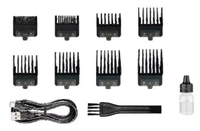 WAER WA-6554 Nouveau Kit de Toilettage Professionnel pour Homme avec Tondeuse et Rasoir Dorés, Recharge USB, En Stock