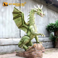 Accessoires d'halloween My Dino Dragon Animatronic vert à vendre