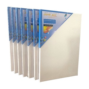 Precio barato al por mayor 100% algodón pintura lienzo estirado para pintar - Product Image 1