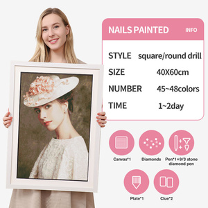 Pintura <span class=keywords><strong>de</strong></span> diamantes personalizada con foto, <span class=keywords><strong>punto</strong></span> <span class=keywords><strong>de</strong></span> cruz, cuadro completo <span class=keywords><strong>de</strong></span> diamantes <span class=keywords><strong>de</strong></span> imitación, mosaico <span class=keywords><strong>de</strong></span> diamantes DIY, bordado <span class=keywords><strong>de</strong></span> diamantes - Product Image 5
