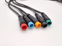 Connecteur étanche IP65 pour batterie de moto électrique, M6 M7 M8 Julet, 2, 3, 4, 5, 6 broches, mâle/femelle, à connexion rapide et verrouillage par poussée, format mini
