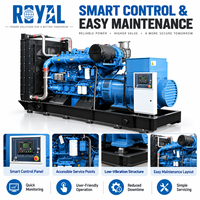 Generator Diesel Tipe Terbuka Royal 2000kw 2500kva MTU GENSET 20V4000G14F Daya Utama Bersertifikasi ISO CE untuk Konstruksi Pertambangan