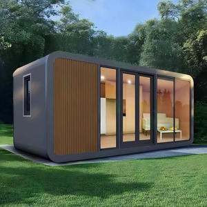 Nueva Yingrui Apple Cabin 20ft 40ft Panel sándwich de acero galvanizado Impermeable Moderno Prefabricado Al Aire Libre Hotel Oficina Casa contenedor - Product Image 1