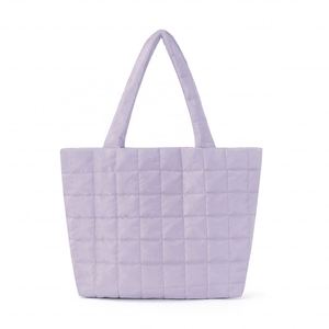 Soft Women's Lightweight Oversize <b>Quilted</b> Fluffy Puffer Bag <b>Winter</b> Padded Storage with Custom Logo - Product Image 3