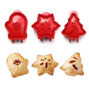 Cây Giáng Sinh Găng Tay Bông Tuyết Hình Không Dính 3D Mini Pie Khuôn Mẫu Thiết Lập Cho Kỳ Nghỉ Lễ hội Baking Công Cụ <span class=keywords><strong>Cookie</strong></span> <span class=keywords><strong>Cutter</strong></span> Khuôn - Product Image 2