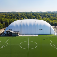 Dôme Gonflable Industriel Chinois à Membrane PVDF, Résistant au Feu et Écologique, pour Garage, Hangar, Tente et Salle de Sport