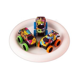 Voiture miniature Bigfoot Monster Truck à rétrofriction pour enfants de 4 à 6 ans, véhicule de course en plastique unisexe, cadeau - Product Image 4