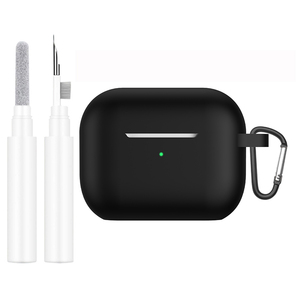 Kit de nettoyage d'écouteurs + étui en silicone pour Apple <span class=keywords><strong>Airpods</strong></span> 4 accessoires casque stylo de nettoyage Kit de nettoyage ensemble de couverture en silicone - Product Image 4