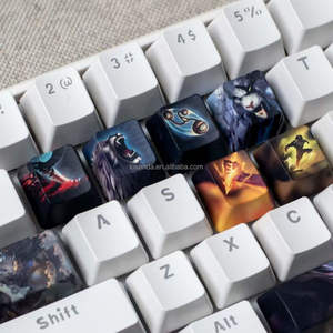 Juego de Teclas PBT de 12 Teclas con Tema de League of Legends, Sublimadas por Calor, Perfil OEM para Teclado de Juegos - Product Image 5
