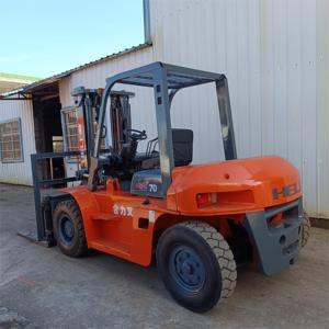 Montacargas Diésel Heli Usado a Precio de Fábrica, CPCD70/CPC70, 7 Toneladas, Automático, con Desplazador Lateral Hidráulico, Mástil de Dos Etapas, en Arabia Saudita - Product Image 6