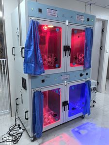 नई पीढ़ी इन्फ्रारेड हीटिंग पालतू पिंजरे 304 स्टेनलेस स्टील गहन देखभाल इकाइयों केज ऑक्सीजन पशु चिकित्सा - Product Image 2