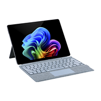 Keyboard Nirkabel Model Gunting Ukuran Penuh untuk Surface Pro 8/9/X/10/11, Touchpad Ultra Tipis, RGB Backlit, USB Type-C
