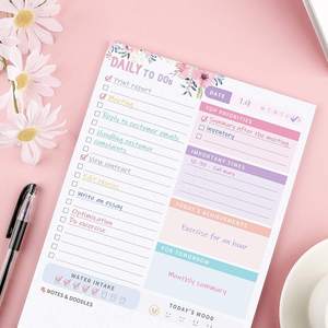 Planificador Diario 2026, Bloc de Notas A4, Bloc de Notas Personalizado Impreso de 7.5"x10", Agenda Personalizada con Lista de Tareas - Product Image 5