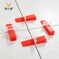 Clips de Système de Nivellement pour Carrelage Étanche, Installation Facile, Épaisseurs 1mm, 1.5mm, 2mm