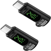 Adaptateur d'extension USB-C 240W 8K 60Hz mâle vers femelle, transfert de données 80 Gbps, adaptateur OTG à affichage numérique Type-C pour iPhone et ordinateur portable