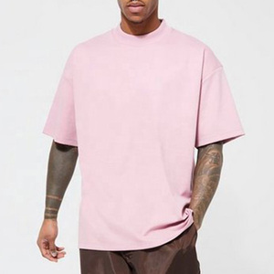 T-shirt surdimensionné personnalisé pour homme, coupe carrée, 250 g/m², en coton épais lavé, fabricant de t-shirts vintage vierges - Product Image 3