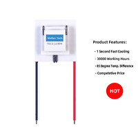Modul Termoelektrik Bi2Te3 Suhu Tinggi Tiga Tahap Wellen Tech TEC3-11904, Unit Pendingin Peltier Tiga Tahap, Semikonduktor