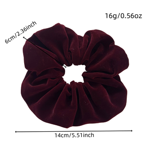 Fluwelen grote haar <span class=keywords><strong>scrunchie</strong></span> 5,5 inch haar elastiekjes oversized paardenstaart haarband voor dik krullend vrouwenhaar accessoires - Product Image 4