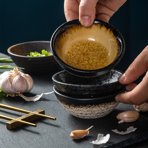 Plato Pequeño de Cerámica Estilo Japonés Retro Ecológico Creativo de <span class=keywords><strong>Hefa</strong></span>, Diseño Japandi, Apto para Lavavajillas, para Refrigerios - Product Image 3