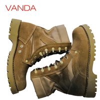 Vanda Bottes de désert tactiques noires personnalisées Bottes d'entraînement tactiques ultra sûres d'extérieur