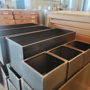 Настраиваемая Фабрика оцинкованная стальная Тяжелая напольная/комнатная напольная плантатор сращенный Металлический горшок для сада - Product Image 1