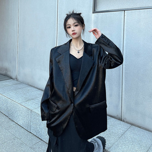 Abito da <span class=keywords><strong>donna</strong></span> Jacket2024Springnew Arrivalclassy abito grigio argento Petite - Product Image 4