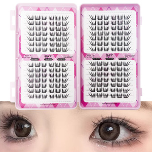 Kit <span class=keywords><strong>de</strong></span> <span class=keywords><strong>cils</strong></span> en grappe DIY pour usage domestique, grande capacité, extensions <span class=keywords><strong>de</strong></span> <span class=keywords><strong>cils</strong></span> individuelles, marque privée, logo personnalisé, fournisseur <span class=keywords><strong>de</strong></span> <span class=keywords><strong>cils</strong></span> en gros - Product Image 4