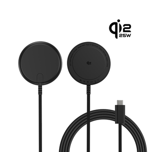 <span class=keywords><strong>Cargador</strong></span> Inalámbrico Magnético de Carga Rápida de 25w con Certificación Qi2.2, Tipo C, de Nailon Personalizado - Product Image 2