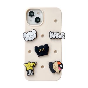 <span class=keywords><strong>Coque</strong></span> de téléphone <span class=keywords><strong>Kaws</strong></span> Sesame Street Hole DIY adaptée aux téléphones 14 Pro, 12, 13, <span class=keywords><strong>11</strong></span> en silicone souple - Product Image 5