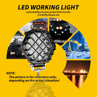 DXZ - Luces LED para Automóvil de 5 Pulgadas y 48 W, Luces de Conducción, Luces Antiniebla para Carretera, Luces de Techo para SUV, ATV, Camioneta, 12-60 V