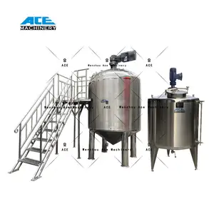 304 2022 New Type 5-8 T/H Capacity For Slurry Mixture Dry Powder Blender Jacketed Horizontal Single Shaft Ribbon Mixer