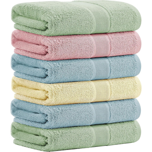 High Quality Soft Eco-Friendly Child-Proof Bamboo Quick-Dry Striped Woven Custom Logo Hotel Home Face <b>Bath</b> <b>Towels</b> <b>Set</b> - Product Image 1