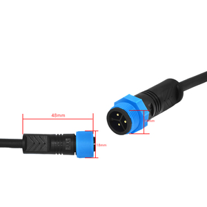 Conector Impermeable IP68 de Fábrica, Conector de Cable LED de Potencia, Resistente al Agua, con Certificación CE, de 2 Pines, M15 - Product Image 2