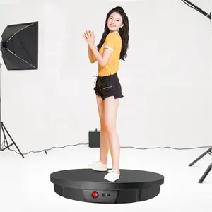 52cm Slow Motion Portable 360 Photo Booth 100kgs Load with Remote Control Display Stand Selfie Platform Electric Turntable