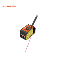 HUAYIFENG DC12 ~ 24V Sortie à distance de 400 mm Sortie de tension et de courant analogique Capteur de déplacement micro laser NPN PNP
