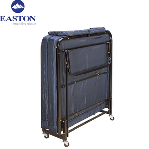 Cama Plegable Individual Móvil de Alta Calidad para Huéspedes de Hotel, con Estructura Tubular Metálica, Función Suave y Ruedas Resistentes - Product Image 1