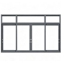 Ventanas Corredizas de Aluminio Personalizables, Diseño Moderno, Anti-Tifón, Fácil Instalación para Uso Doméstico