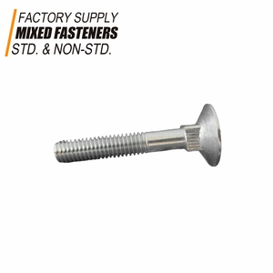 DIN 603 M10 Sắt/Nickel Mạ Pan Đầu Threaded Bolt Với Tiêu Chuẩn Chủ Đề Và 2 Các Loại Hạt - Product Image 3