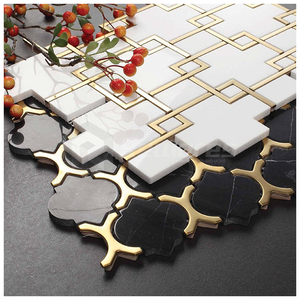 Realgres nhà máy trực tiếp Carrara đá cẩm thạch trắng Gạch <span class=keywords><strong>Mosaic</strong></span> chuyên nghiệp cho nhà bếp phòng tắm sàn tường trang trí - Product Image 1